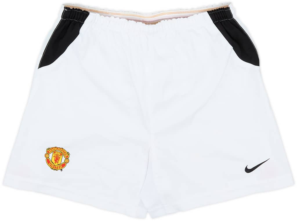 2002-04 Manchester United Home Shorts - 7/10 - (M.Boys)