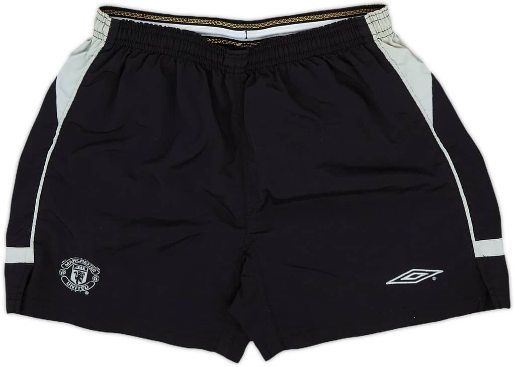 2000-02 Manchester United Umbro Training Shorts - 10/10 - (L.Boys)