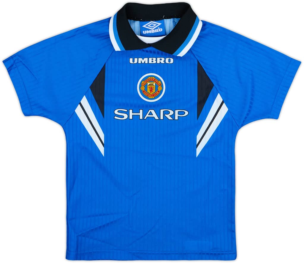 1996-98 Manchester United Third Shirt - 9/10 - (6-7 Years)