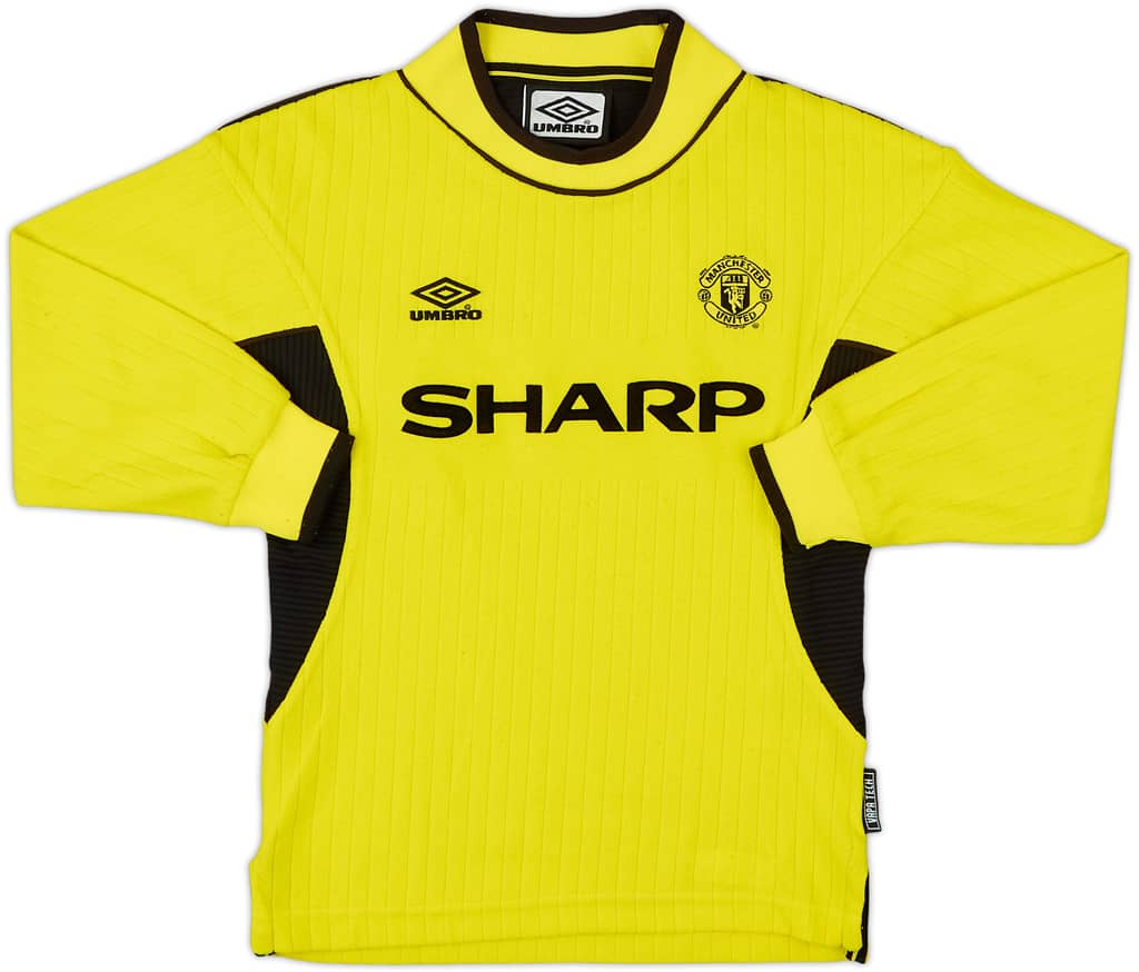 1999-00 Manchester United GK Shirt - 8/10 - (M.Boys)