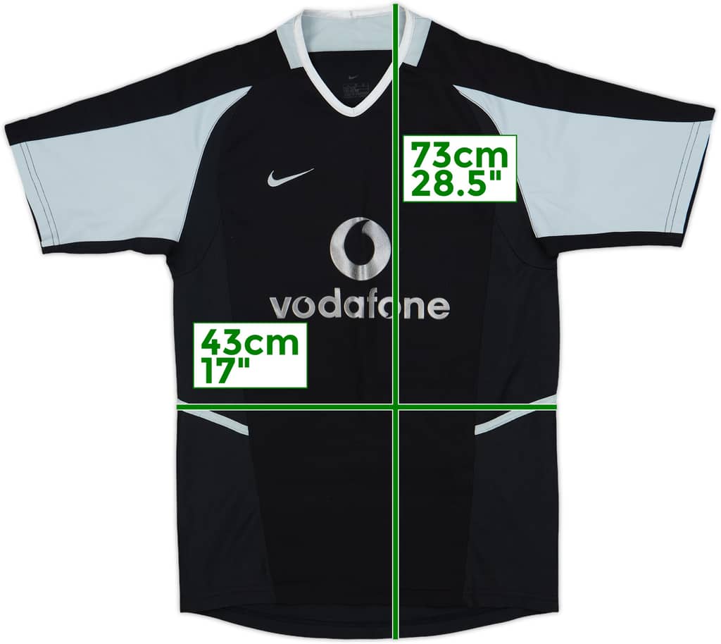 2002-04 Manchester United GK S/S Shirt - 8/10 - (L.Boys)