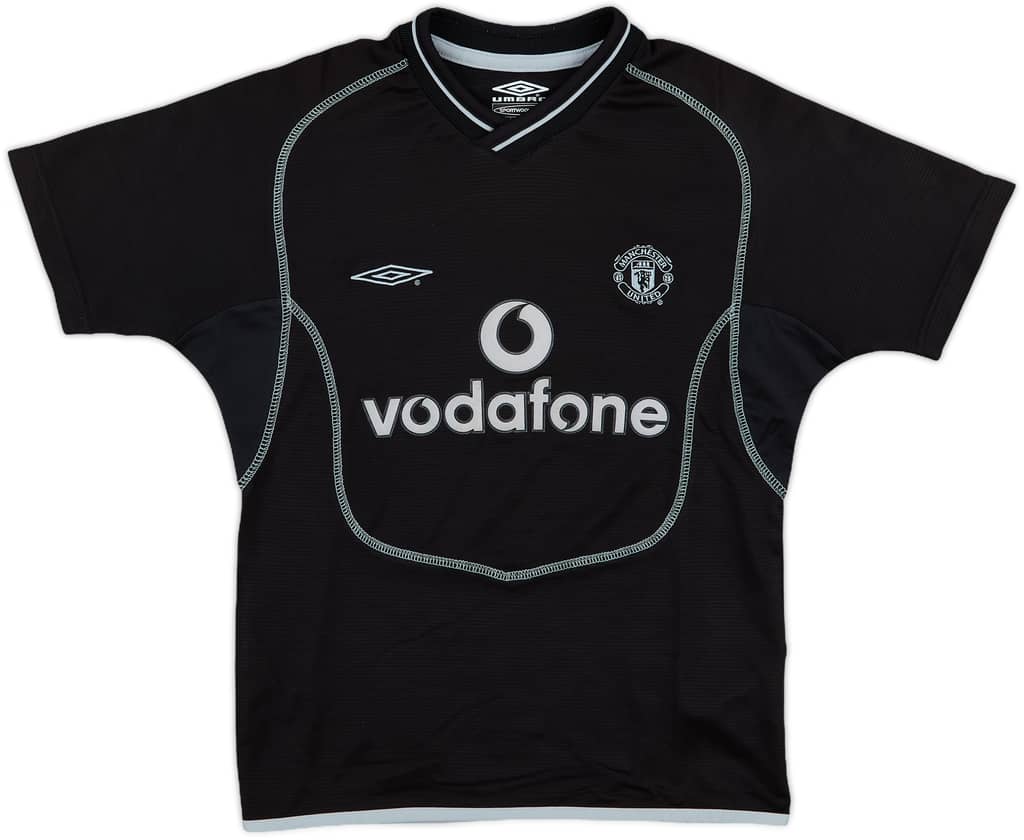 2000-02 Manchester United GK S/S Shirt - 9/10 - (S.Boys)