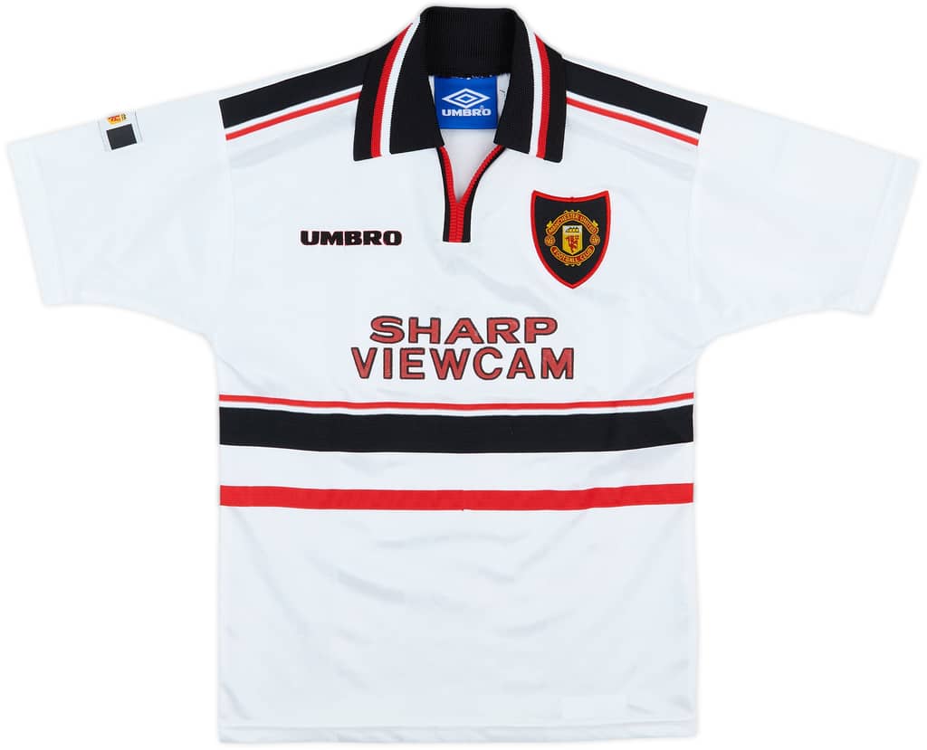 1997-99 Manchester United Away Shirt - 9/10 - (S.Boys)