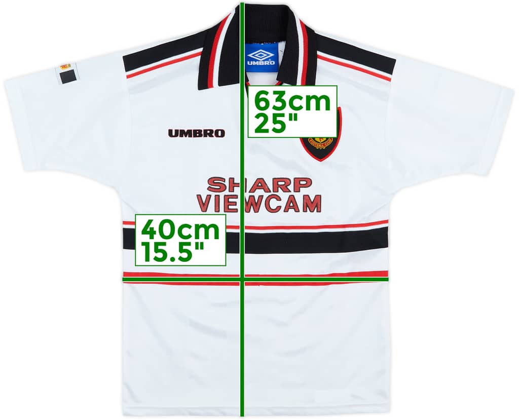 1997-99 Manchester United Away Shirt - 9/10 - (S.Boys)