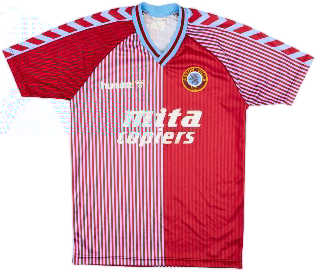 1987-89 Aston Villa Home Shirt - 7/10 - (Y)