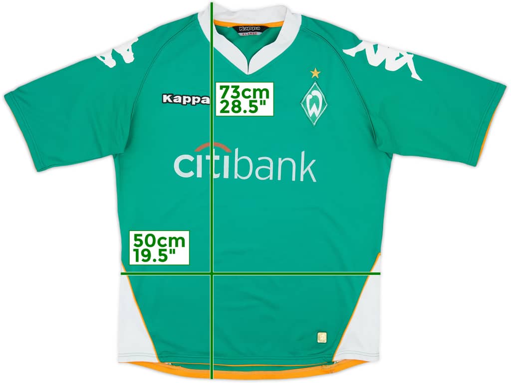 2007-08 Werder Bremen Home Shirt - 6/10 - (XL)