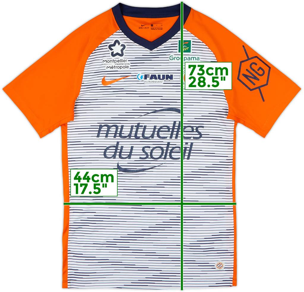 2018-19 Montpellier Away Shirt - 6/10 - (S)