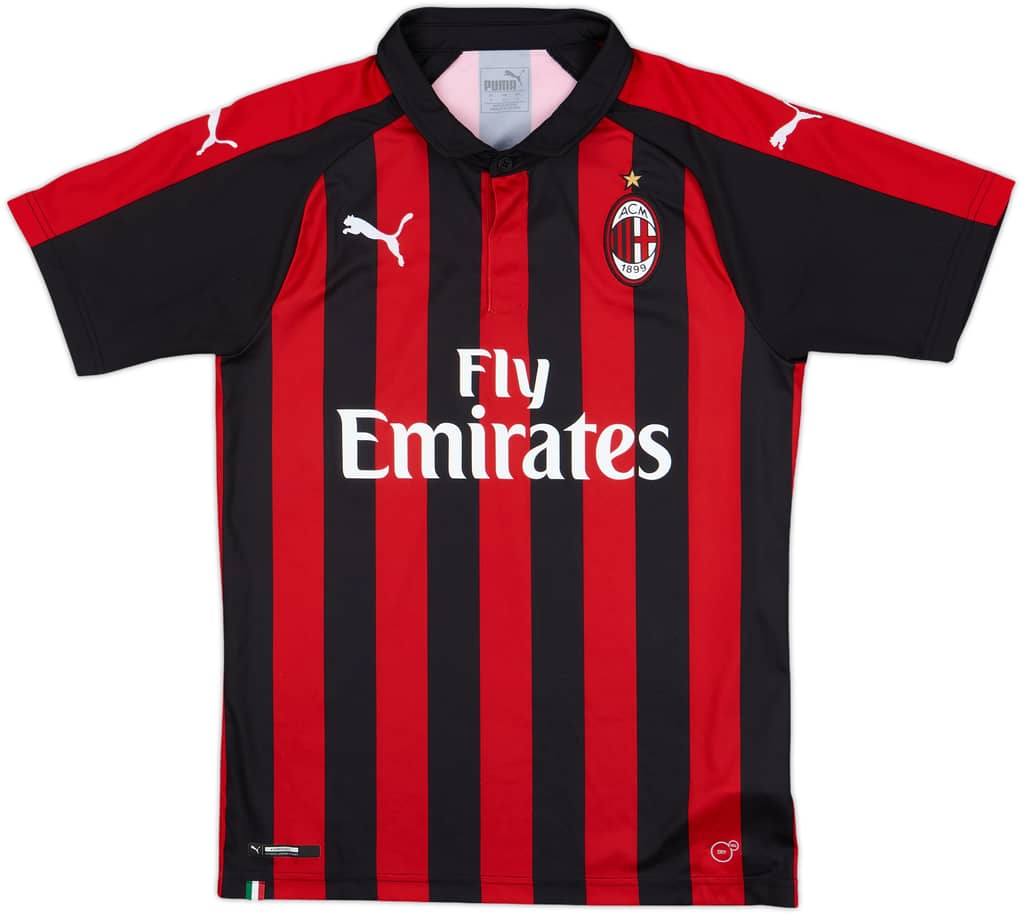 2018-19 AC Milan Home Shirt - 10/10 - (S)