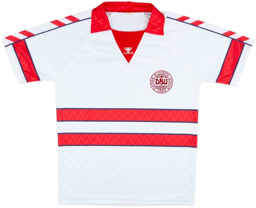 1988 Denmark Away Shirt - 8/10 - (L)