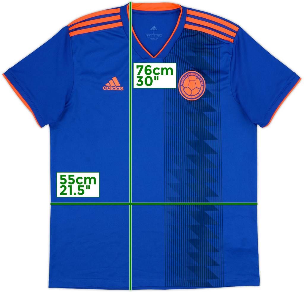 2018-19 Colombia Away Shirt - 7/10 - (L)