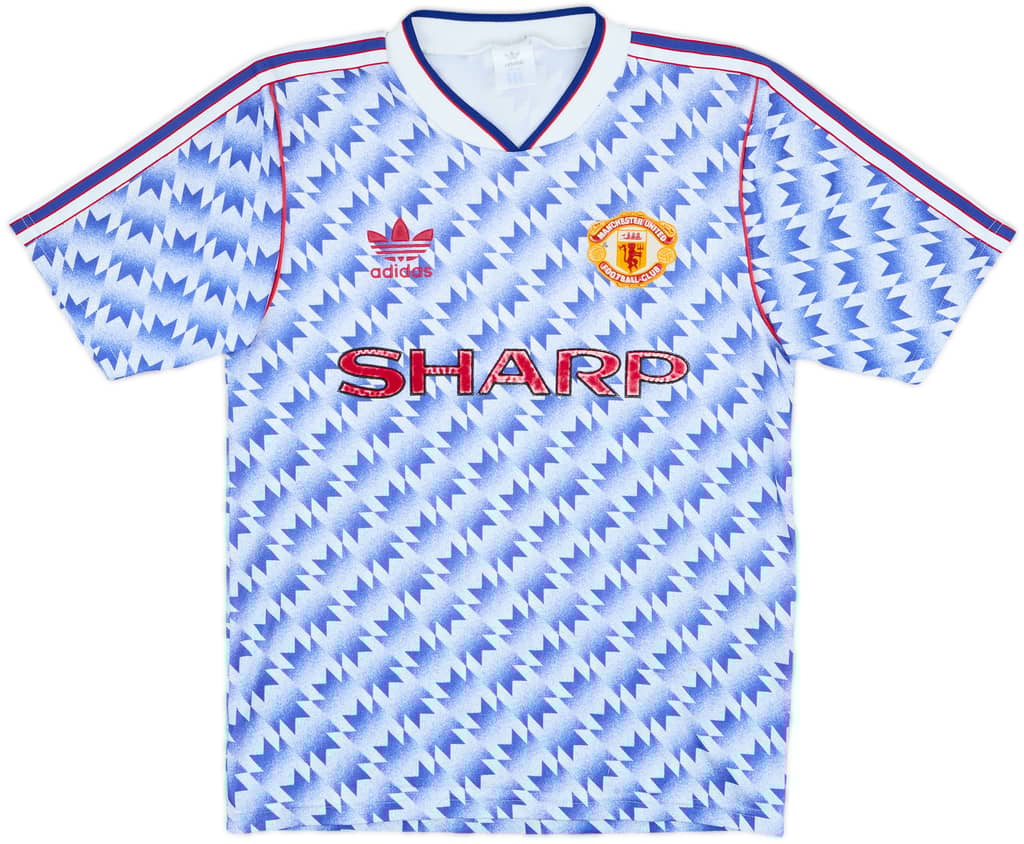 1990-92 Manchester United Away Shirt - 7/10 - (S)