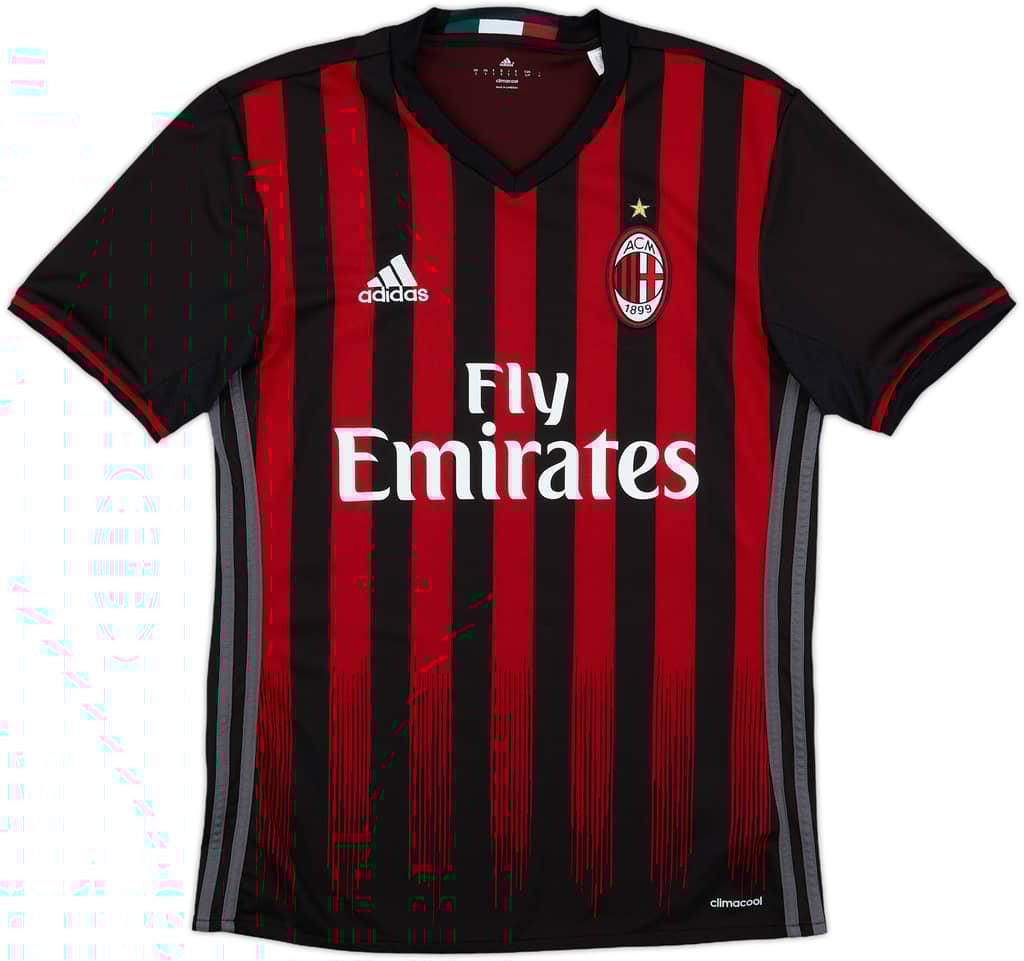 2016-17 AC Milan Home Shirt - 9/10 - (S)