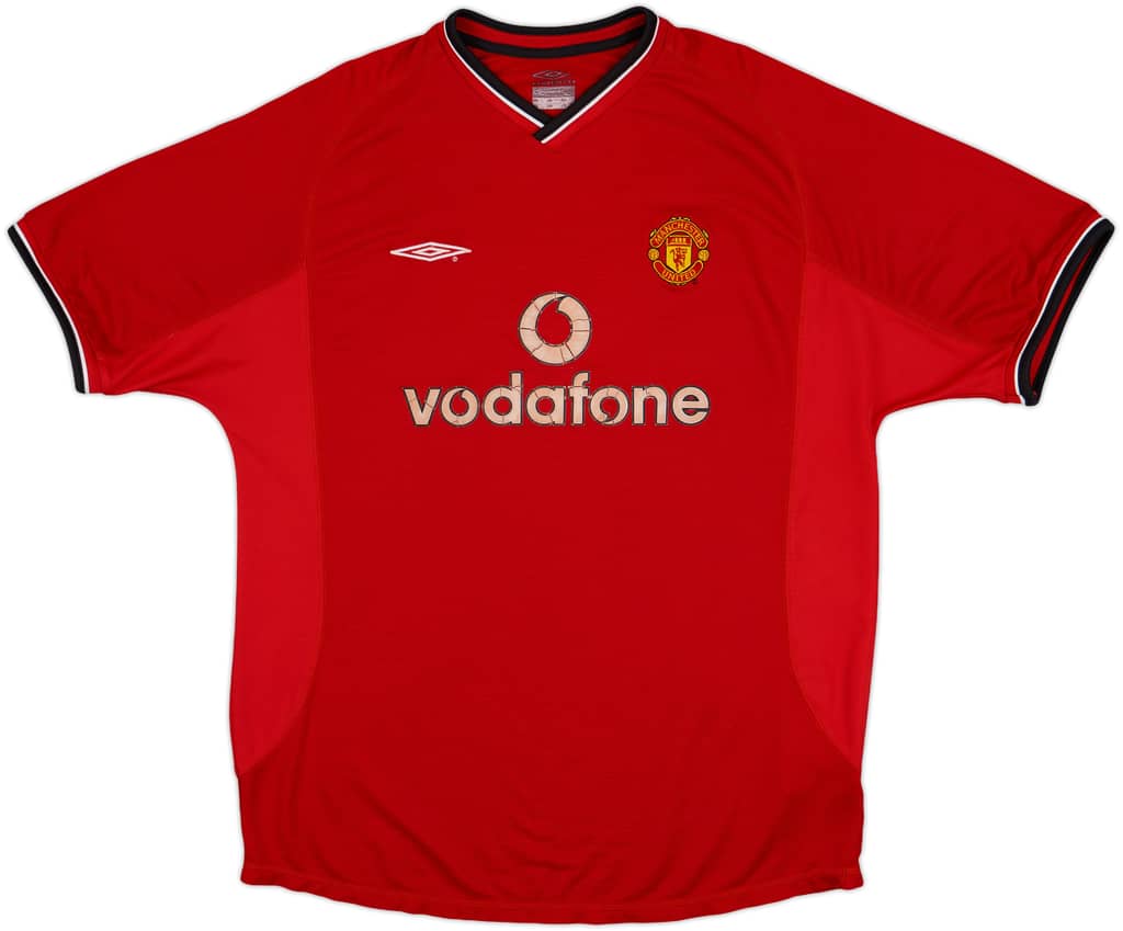 2000-02 Manchester United Home Shirt - 5/10 - (XL)