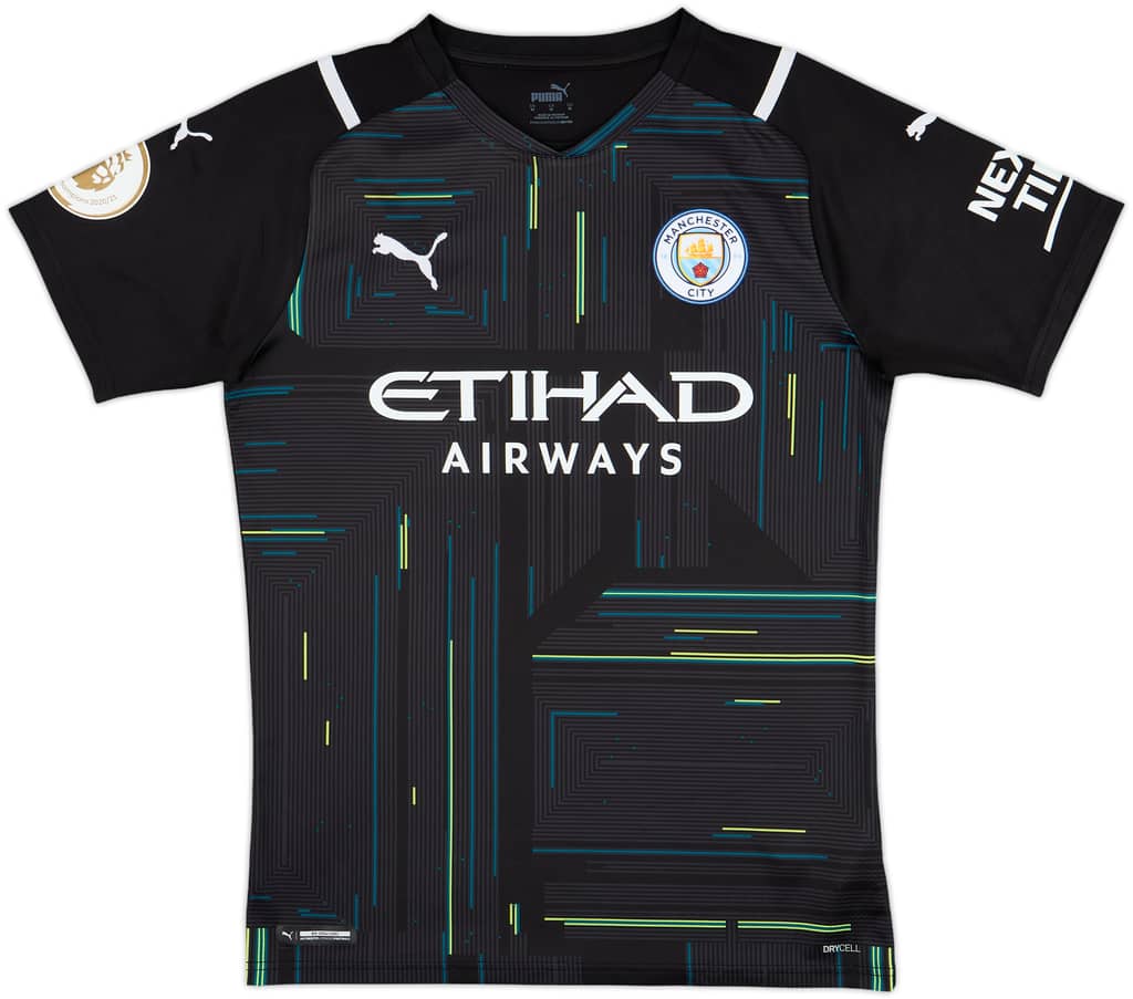 2021-22 Manchester City GK S/S Shirt - 10/10 - (M)