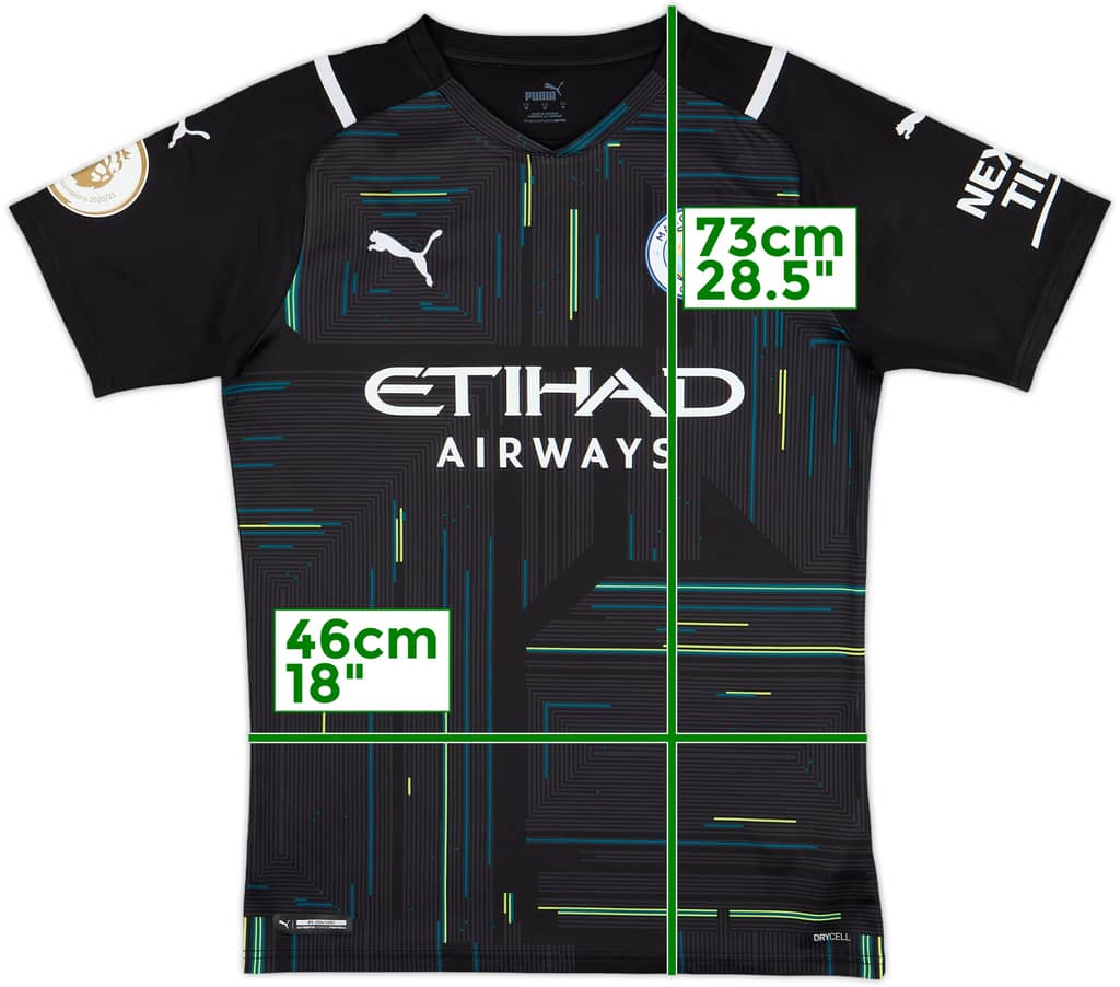 2021-22 Manchester City GK S/S Shirt - 10/10 - (M)