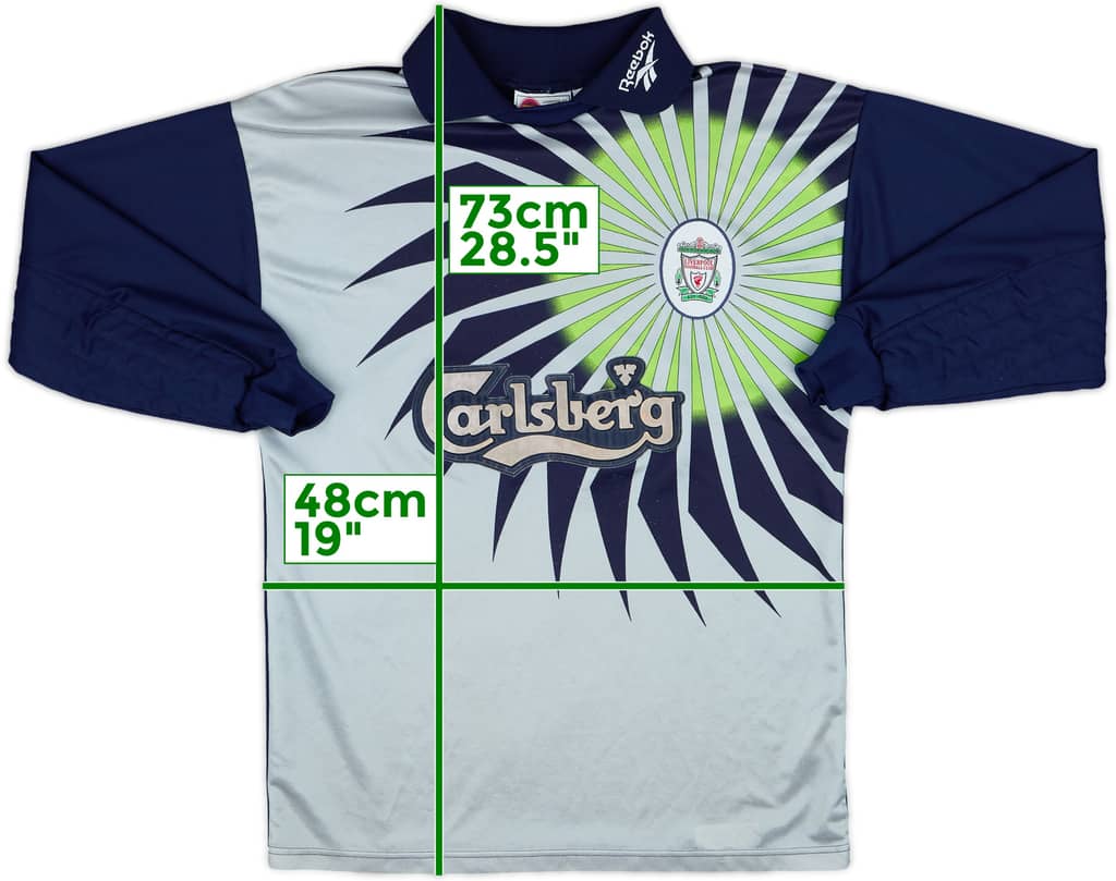 1997-98 Liverpool GK Shirt - 7/10 - (S)