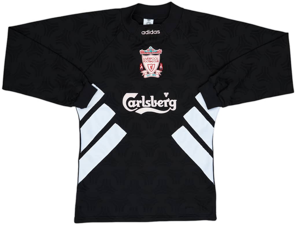 1993-95 Liverpool GK Shirt - 8/10 - (S)
