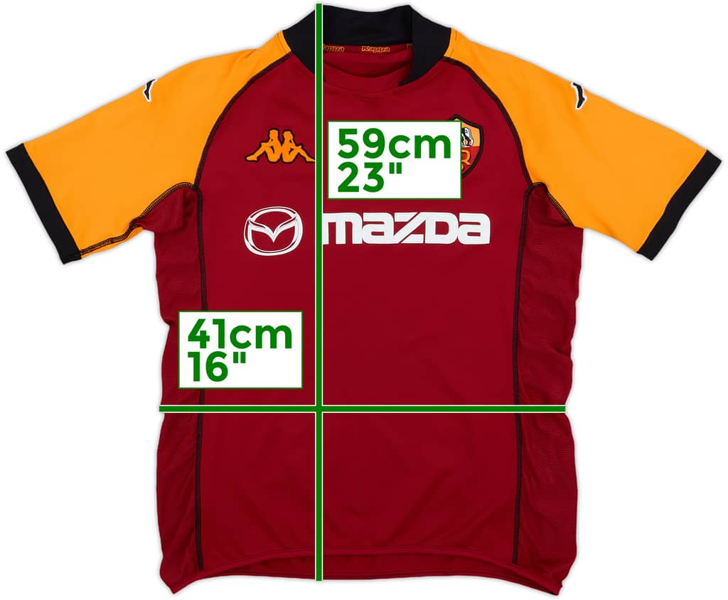 2002-03 Roma European Home Shirt - 8/10 - (XL.Boys)