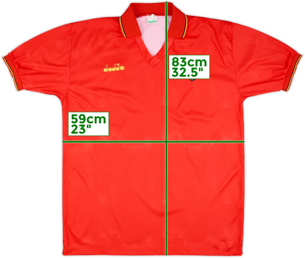 1992-94 Belgium Home Shirt - 9/10 - (XL)