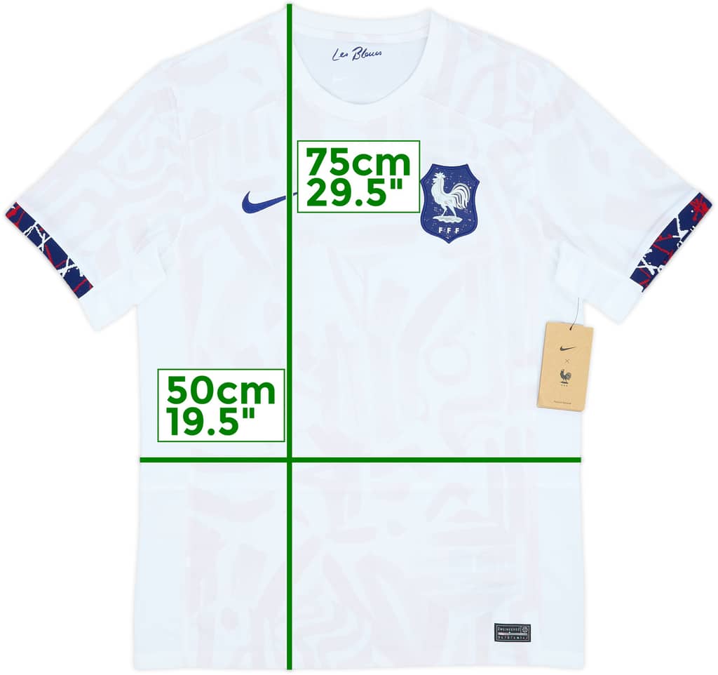 2023-24 France Women Away Shirt (Men's M)