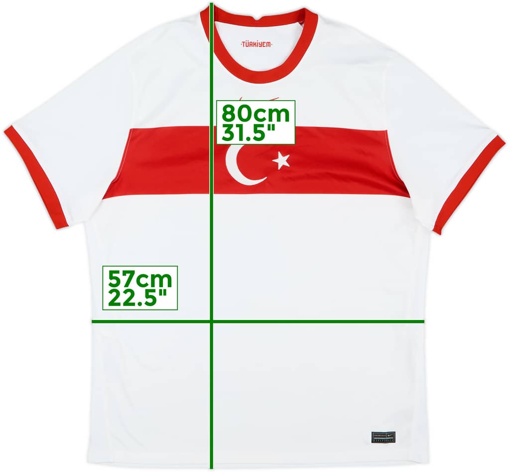 2020-22 Turkey Away Shirt - 10/10 - (XL)
