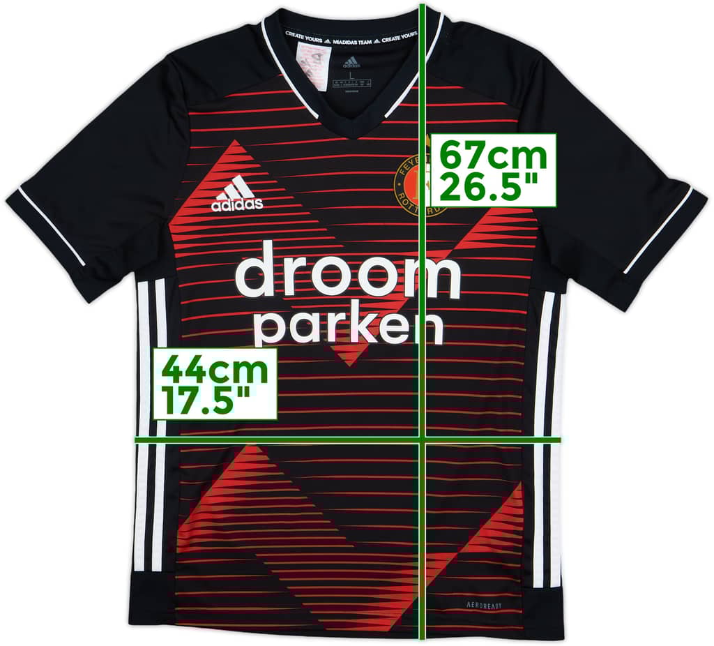 2020-21 Feyenoord Away Shirt - 8/10 - (L.Boys)