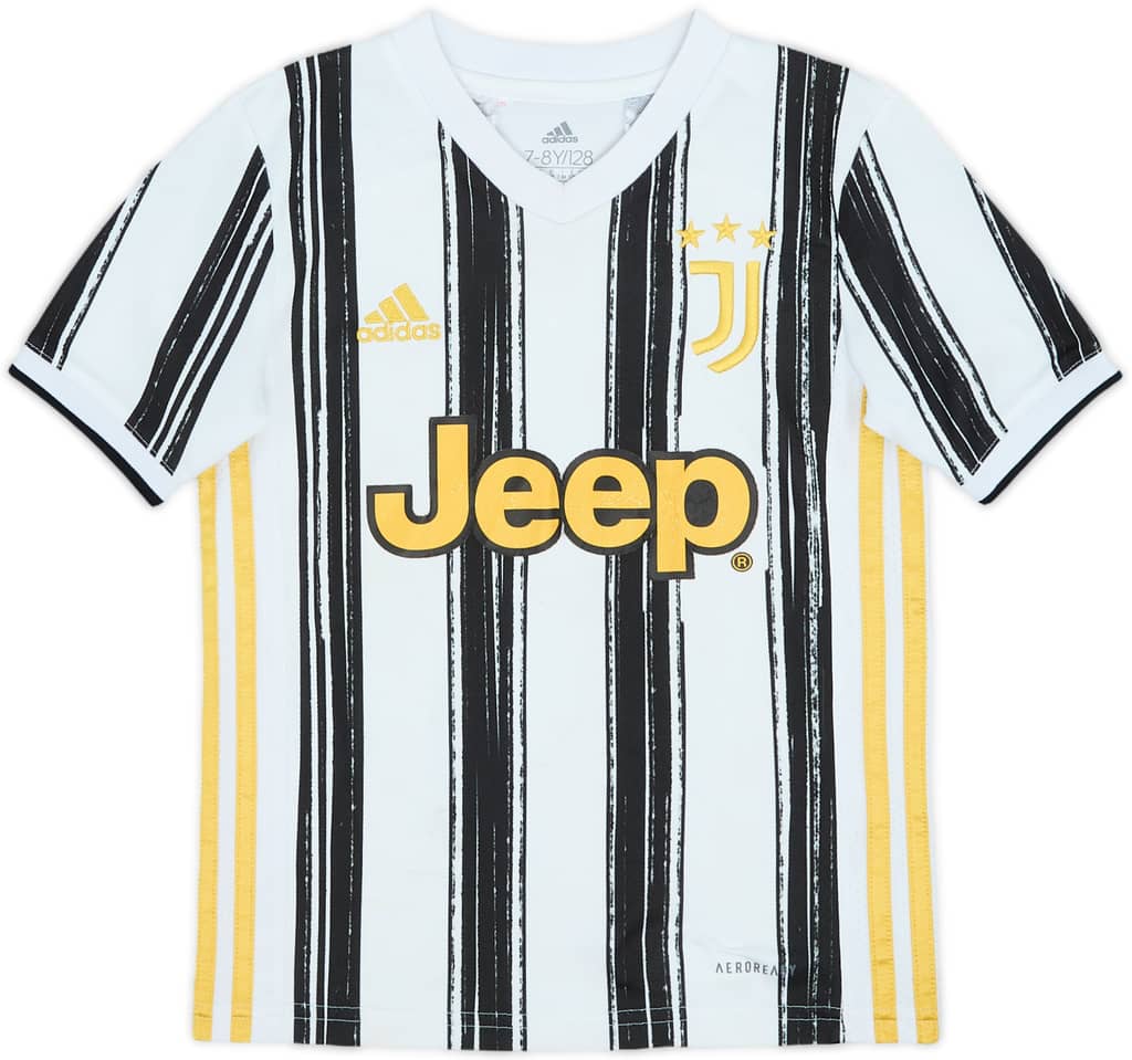 2020-21 Juventus Home Shirt - 5/10 - (7-8 Years)