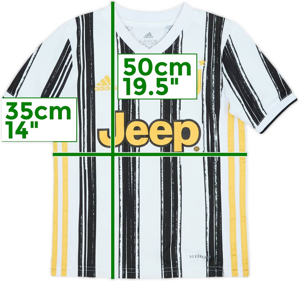 2020-21 Juventus Home Shirt - 5/10 - (7-8 Years)