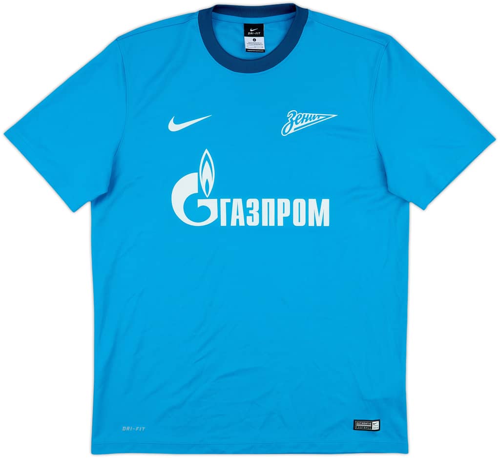 2014-15 Zenit St. Petersburg Basic Home Shirt - 8/10 - (L)