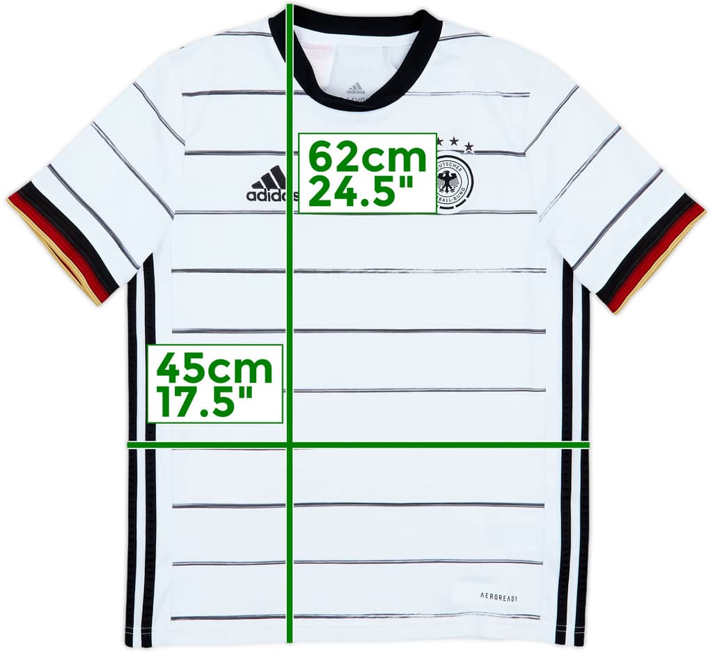 2020-21 Germany Home Shirt - 8/10 - (L.Boys)