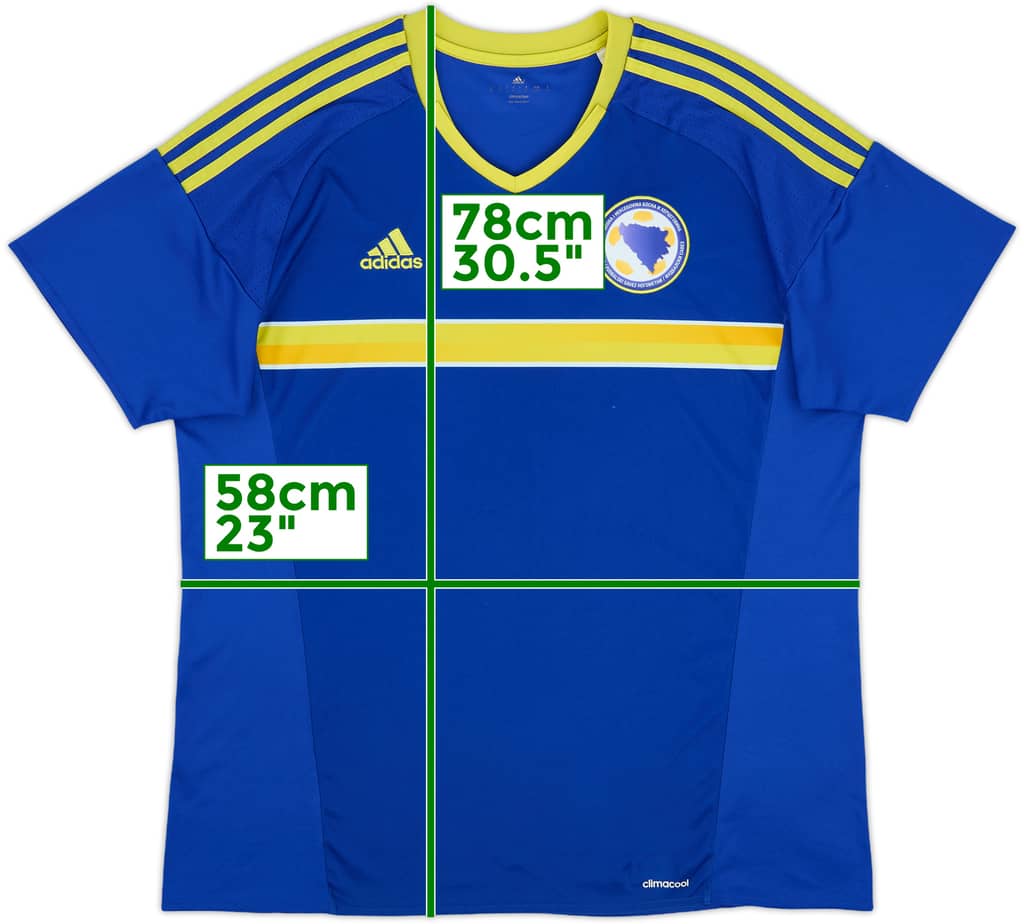 2016-17 Bosnia & Herzegovina Home Shirt - 6/10 - (XL)