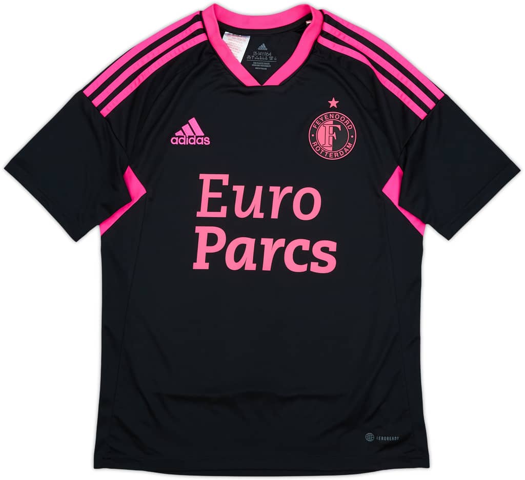 2022-23 Feyenoord Third Shirt - 10/10 - (L.Boys)