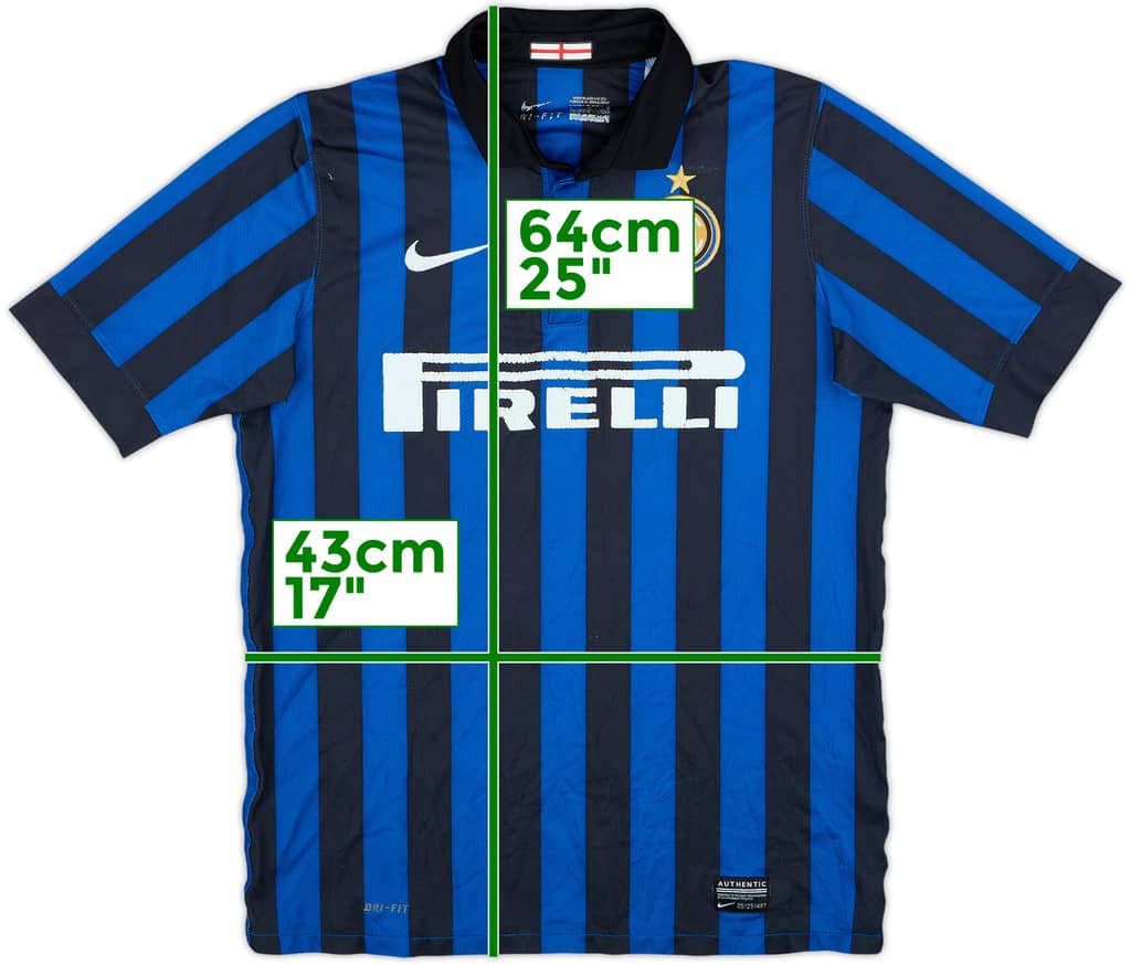 2011-12 Inter Milan Home Shirt - 5/10 - (L.Boys)