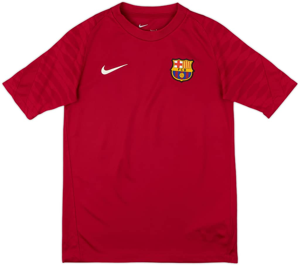 2021-22 Barcelona Nike Training Shirt - 9/10 - (L.Boys)