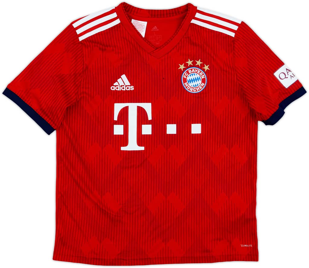 2018-19 Bayern Munich Home Shirt - 8/10 - (L.Boys)