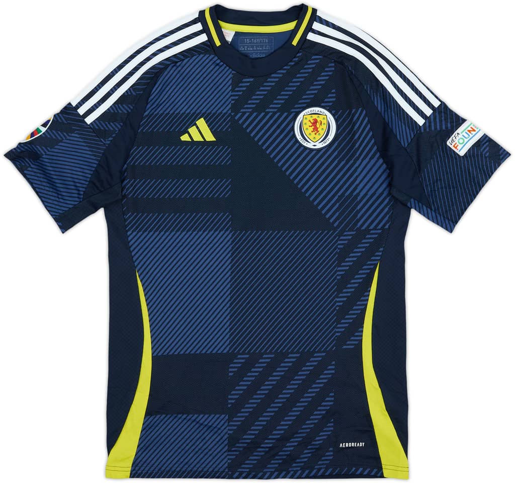 2024-25 Scotland Home Shirt - 10/10 - (XL.Boys)