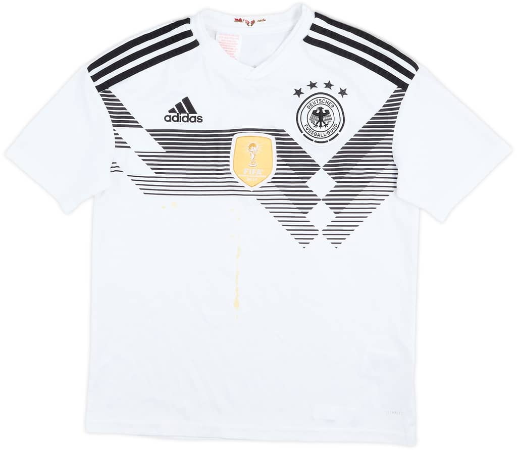 2018-19 Germany Home Shirt - 4/10 - (L.Boys)