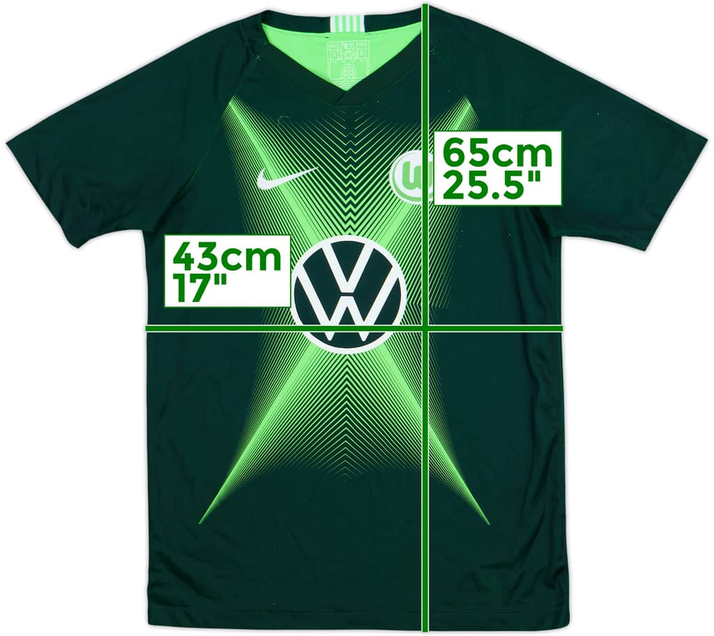 2019-20 Wolfsburg Home Shirt - 5/10 - (L.Boys)