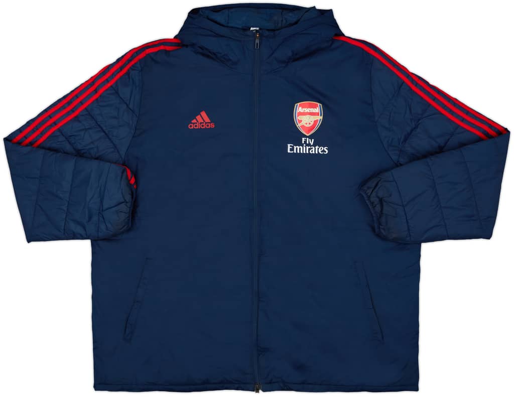 2019-20 Arsenal adidas Padded Bench Coat - 8/10 - (XXL)