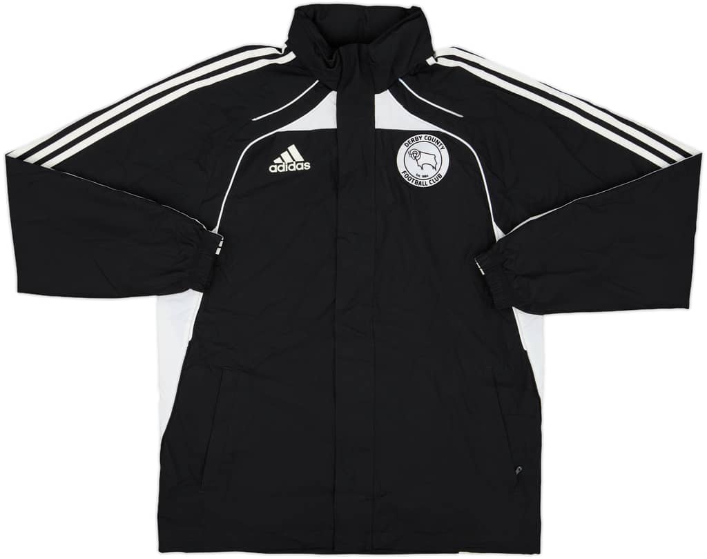 2010-11 Derby County adidas Hooded Rain Jacket - 8/10 - (M)