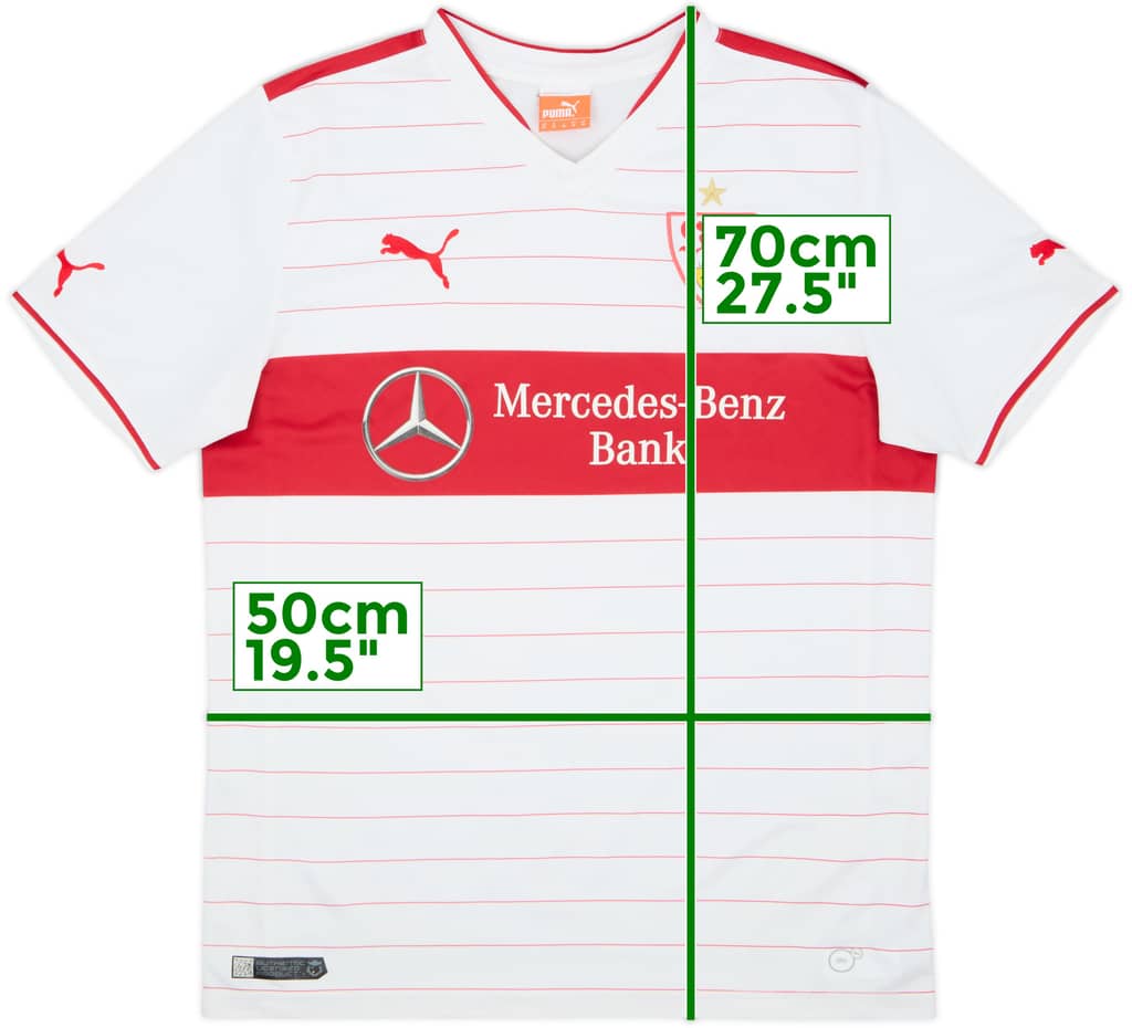 2013-14 Stuttgart Home Shirt - 8/10 - (M)
