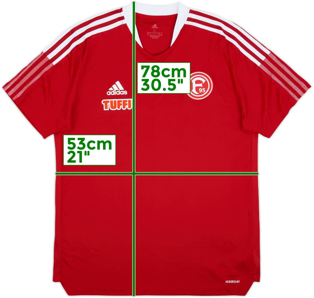 2021-22 Fortuna Dusseldorf adidas Training Shirt - 10/10 - (L)