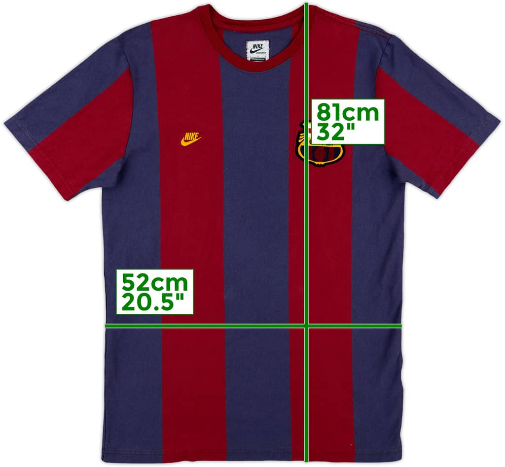 2013-14 Barcelona Nike Cotton Tee - 7/10 - (L)