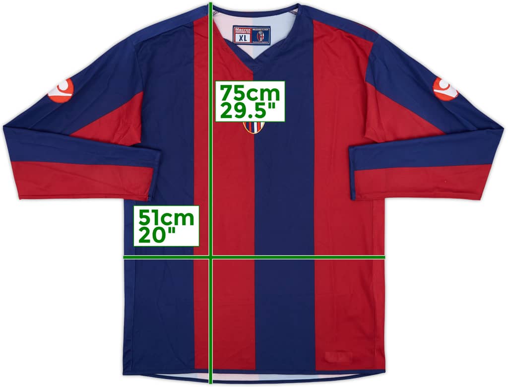 2006-07 Bologna Home L/S Shirt - 8/10 - (XL)