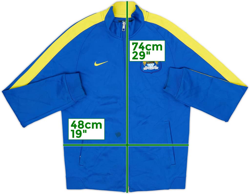 2014-15 Manchester City Nike Track Jacket - 6/10 - (S)
