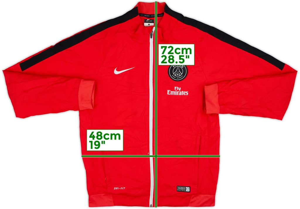 2015-16 Paris Saint-Germain Nike Track Jacket - 6/10 - (S)