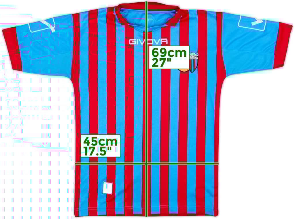 2012-13 Catania Home Shirt - 7/10 - (S)