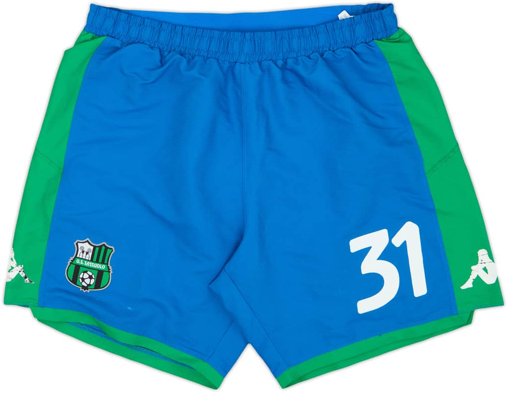 2019-20 Sassuolo Player Issue Third Shorts #31 - 5/10 - (XXL)