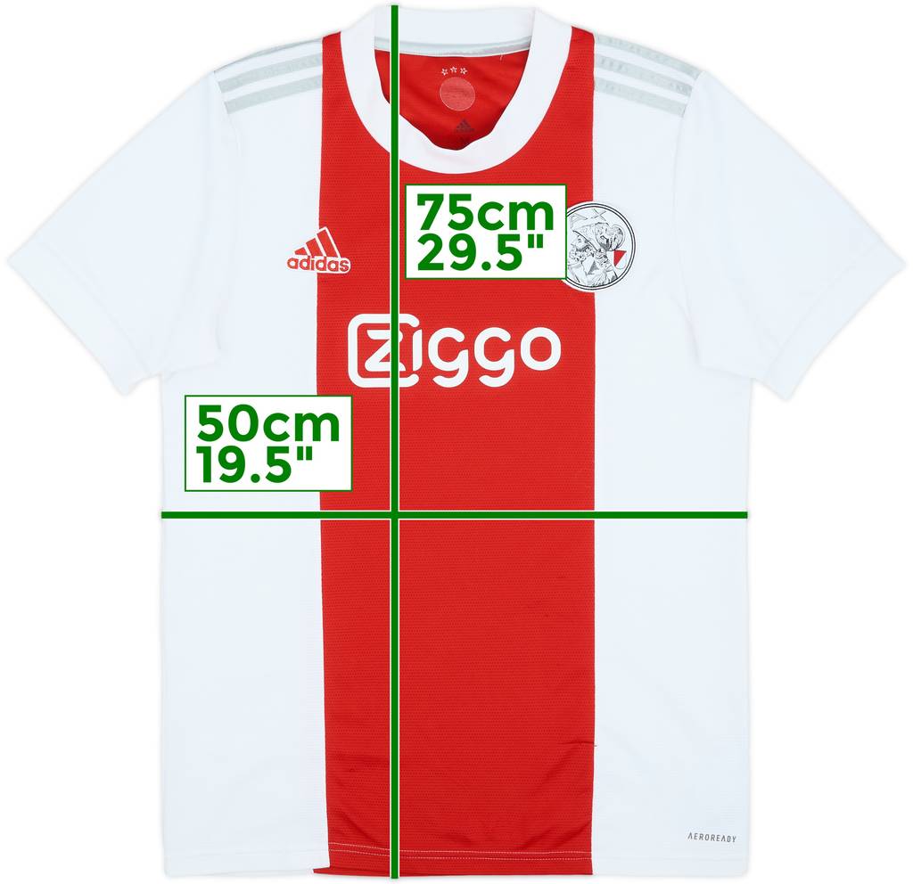 2021-22 Ajax Home Shirt - 8/10 - (M)