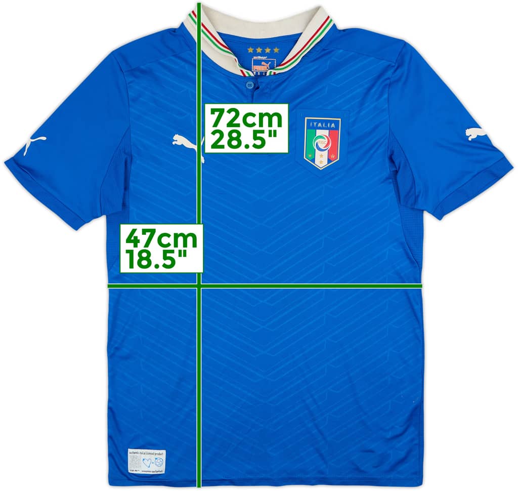 2012-13 Italy Home Shirt - 7/10 - (M)